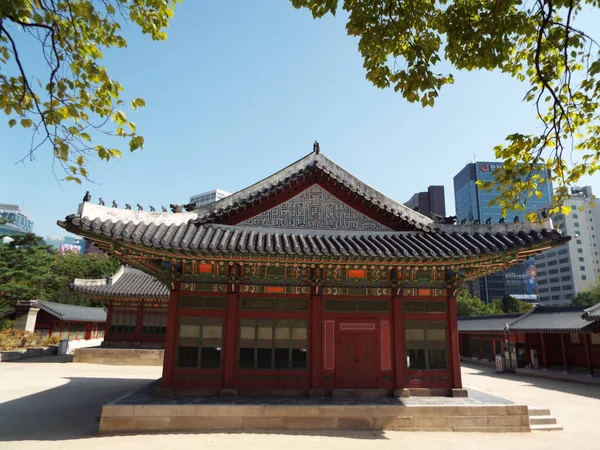 Seoul Zuid Korea Oktober 2016 Oud Houten Huis Van Deoksugung — Stockfoto