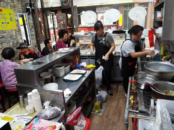 Busan Corée Sud Septembre 2016 Les Gens Dans Restaurant Busan — Photo