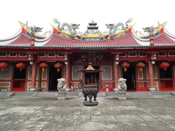 Medan Sumatra Indonesia January 2018 Main Entrance Vihara Gunung Timur Stock Image