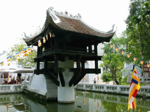 Hanói Vietnã Junho 2016 Hanói One Pillar Pagoda — Fotografia de Stock