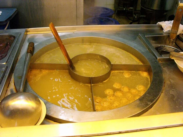 Singapura Março 2016 Sopa Restaurante Uma Típica Praça Alimentação Singapura — Fotografia de Stock