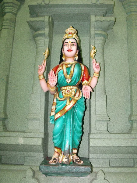 Kuala Lumpur Maleisië Januari 2016 Kleurrijke Sculptuur Sri Maha Mariamman — Stockfoto