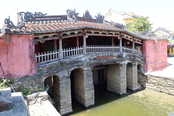 Hoi Vietnam Mei 2021 Beroemde Japanse Brug Hoi Vietnam Een — Stockfoto