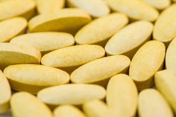 Vitamin C tablets Macro — Stock Photo, Image