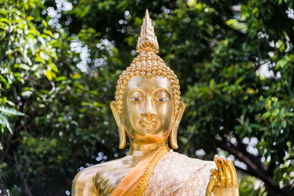 Goldene Buddha-Statue — Stockfoto