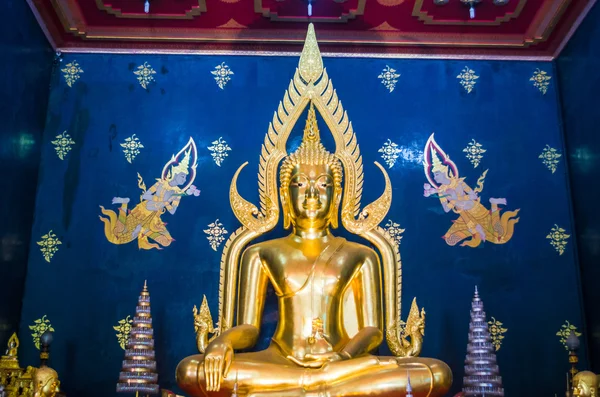 Obraz Buddhy v watthai bodhi gaya Indie — Stock fotografie