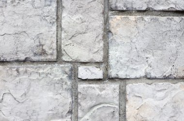 Eski blok taş duvar