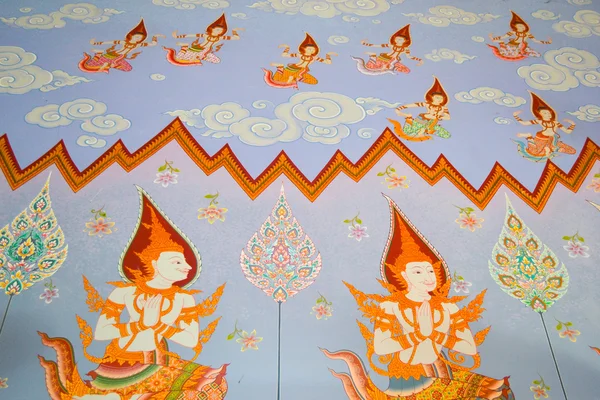 Buddhism painting :angel in heaven
