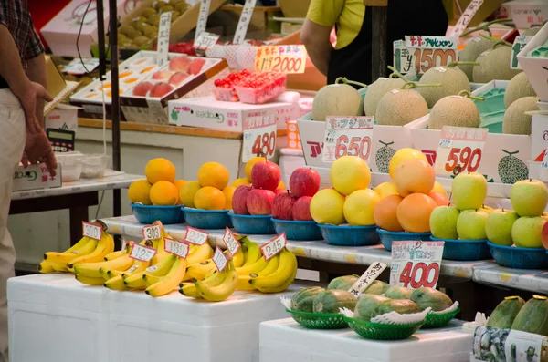 Mercado japonés de frutas — Foto de Stock