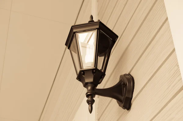 Lamp on the wall — Stock Photo, Image