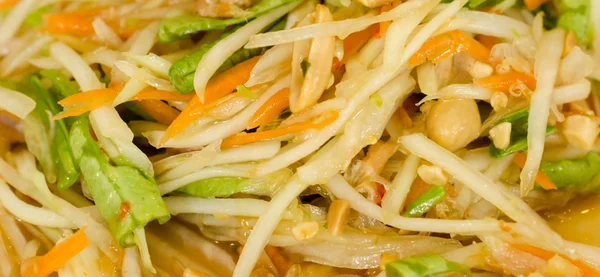 Som Tam Thai (Papaya-Salat)) — Stockfoto