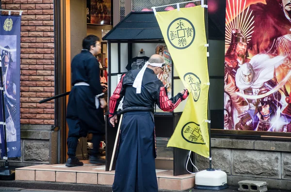 OTARU, HOKAIDO, JAPÃO - 26 DE JULHO DE 2014: Dois cosplaye não identificados — Fotografia de Stock