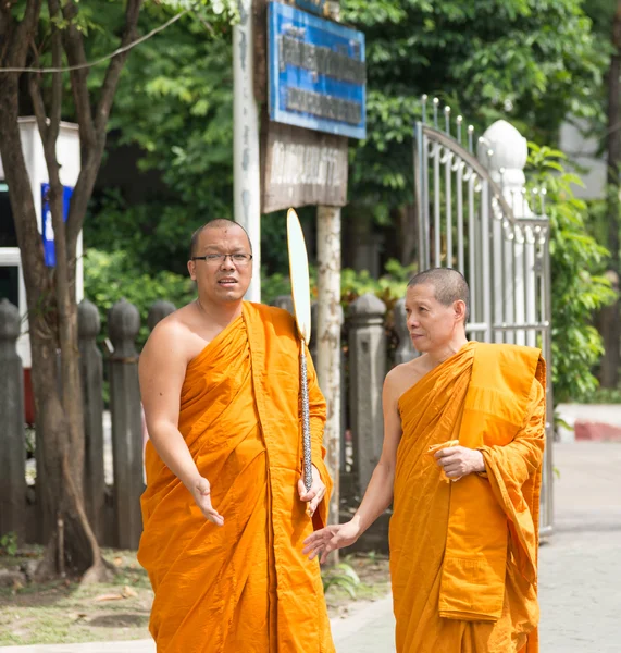 Dwóch mnichów tajski — Zdjęcie stockowe