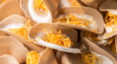 Tay tatlı lezzet gevrek gözleme