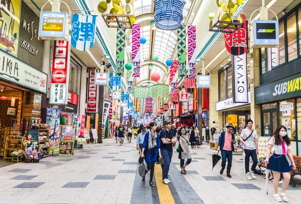 Editorial Gente alrededor de Distrito en la ciudad de Sapporo en Hokkaido Ja —  Fotos de Stock