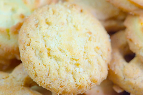 Closeup dánské máslo Cookies — Stock fotografie