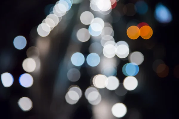 Bokeh desfocado Blur de semáforo urbano — Fotografia de Stock