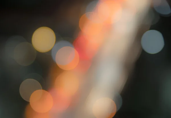 Verschwimmen Bokeh der Stadt in der Nacht — Stockfoto