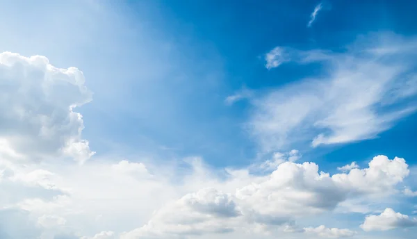 Blue sky  with sun light — Stock Photo, Image