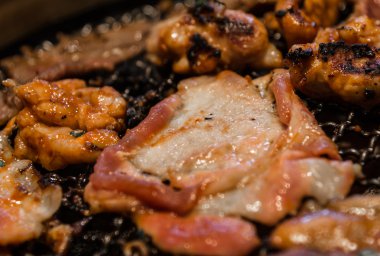 Korece tarzı mix ızgara et portre