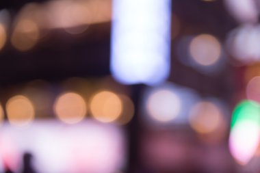 Ufuk neon ışık gece bulanıklık