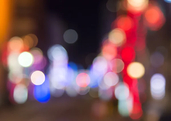 Bokeh di notte — Foto Stock