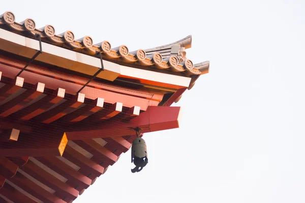 Telhado do Templo Senjoji-ji no Japão — Fotografia de Stock