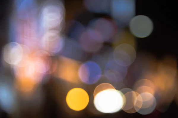 Bokeh ของชีวิตกลางคืน — ภาพถ่ายสต็อก