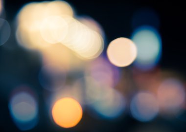 Ufuk bulanıklık bokeh gece kentsel 