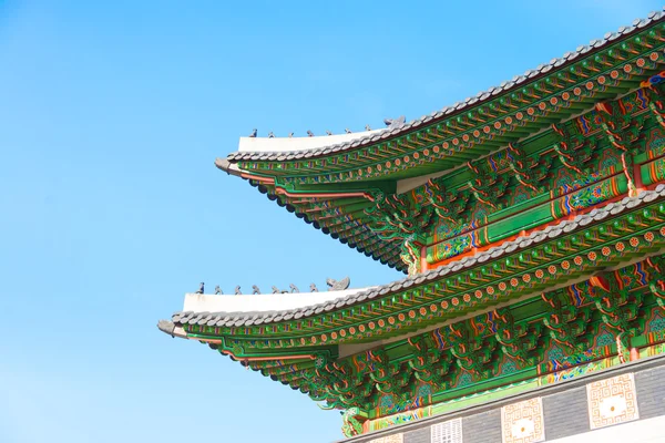 Gyeongbokgung Sarayı n Seul, Güney Kore — Stok fotoğraf