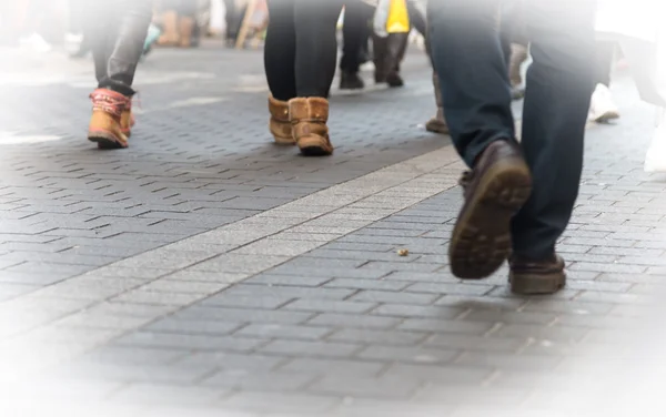 Walking people on the street — Stock Photo, Image