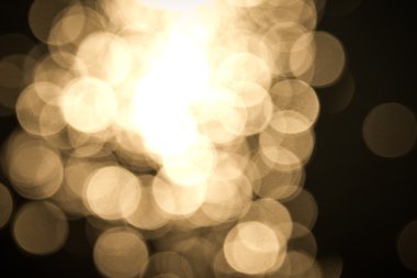 Altın rengi bokeh arka plan