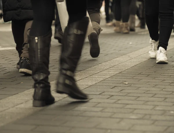 Walking people on the street — Stock Photo, Image