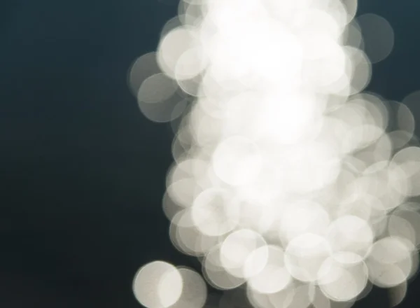 Blur bokeh of white circle background — Stock Photo, Image