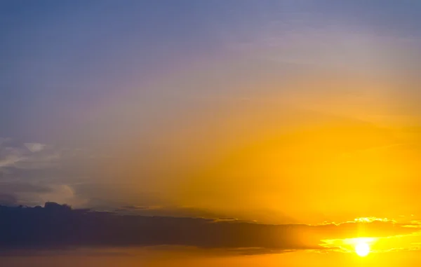 Céu crepúsculo por do sol — Fotografia de Stock