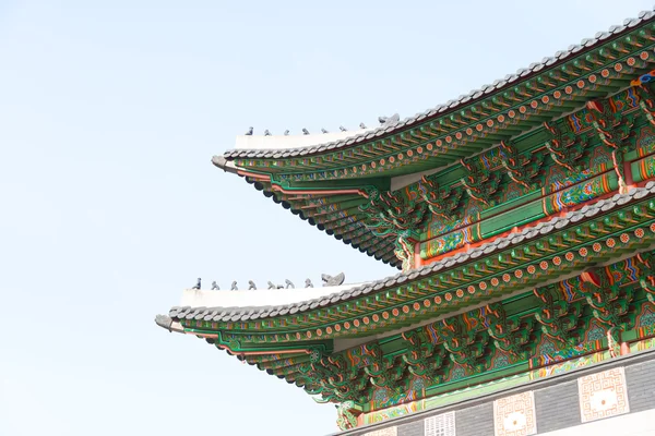 Gyeongbokgung Sarayı n Seul, Güney Kore — Stok fotoğraf