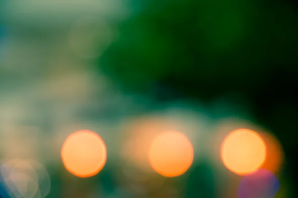 Bokeh blur resumo da vida da cidade fundo split-tone — Fotografia de Stock