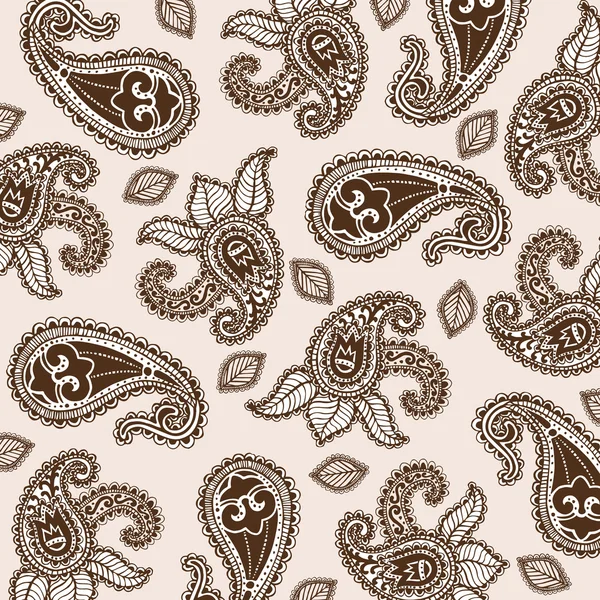 Dekorativní pozadí drawn Henna Mehndi abstraktní Mandala květiny — Stockový vektor