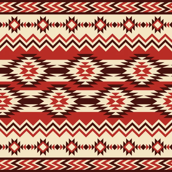 Etnische geometrische patroon. — Stockvector