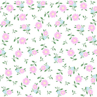 Seamless modeli küçük çiçek. Romantik çiçek baskı. Kafe çiçek. Çiçek seamless modeli. 