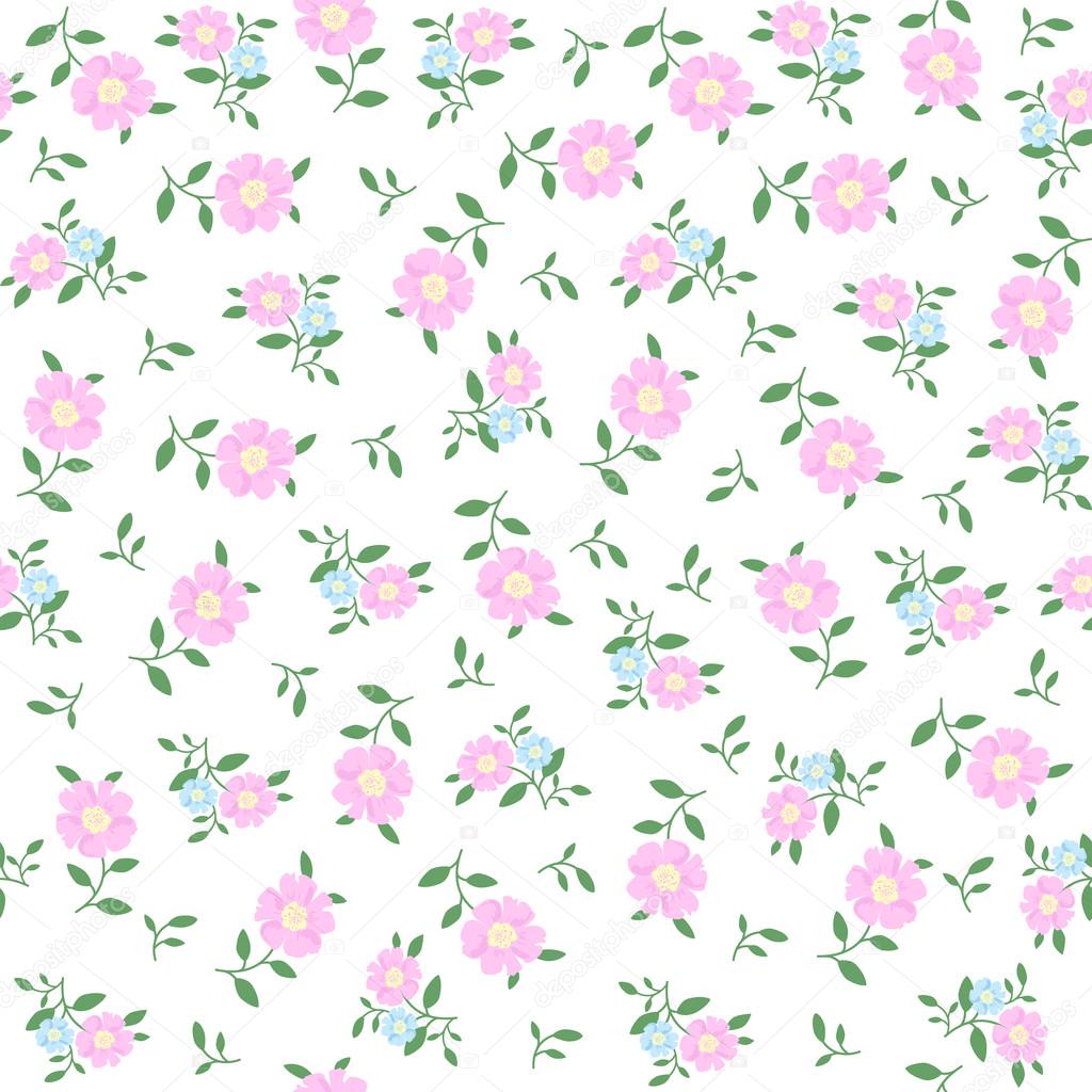 vandfald tortur Børnepalads Seamless pattern in small flower. Romantic flower print. Ditsy floral.  Floral seamless pattern. Stock Vector by ©kate.she 110988844