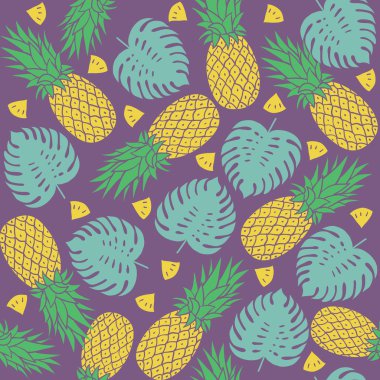 Ananaslı kusursuz desen.