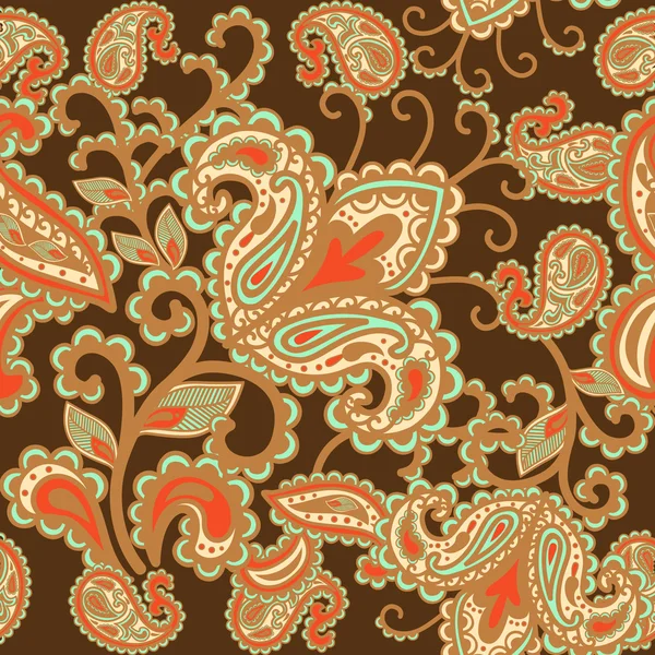Dekorativní pozadí drawn Henna Mehndi abstraktní — Stockový vektor