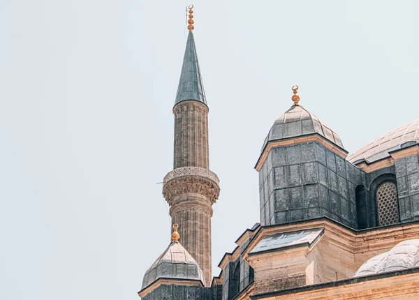 Minaret Meczetu Selimiye Edirne Który Został Zbudowany 1574 Roku Przez — Zdjęcie stockowe