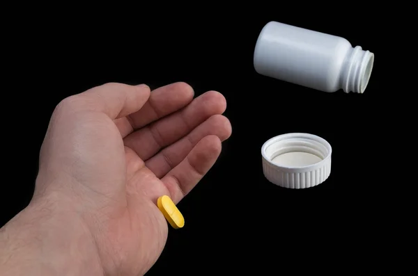 Last pill — Stock Photo, Image