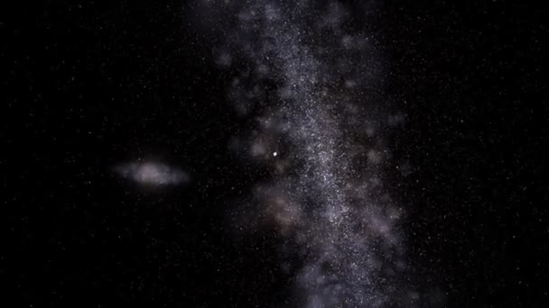 Centro de vuelo espacial Galaxy — Vídeo de stock