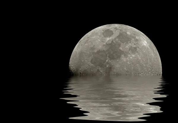 Лунный рефлекс — стоковое фото