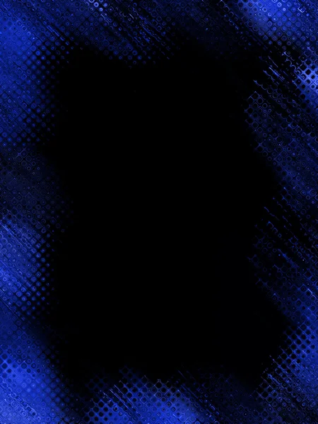 Mavi karanlık çerçeve — Stok fotoğraf