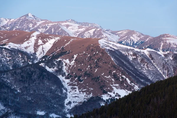 Montañas invierno mañana —  Fotos de Stock