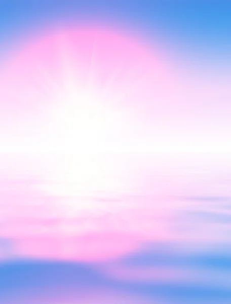Skyline Sonnenaufgang Sonnenaufgang Ozean — Stockfoto